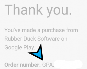 google play receipt